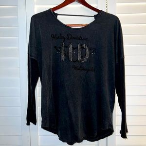 Harley Davidson Tattered Edge Long Sleeve!